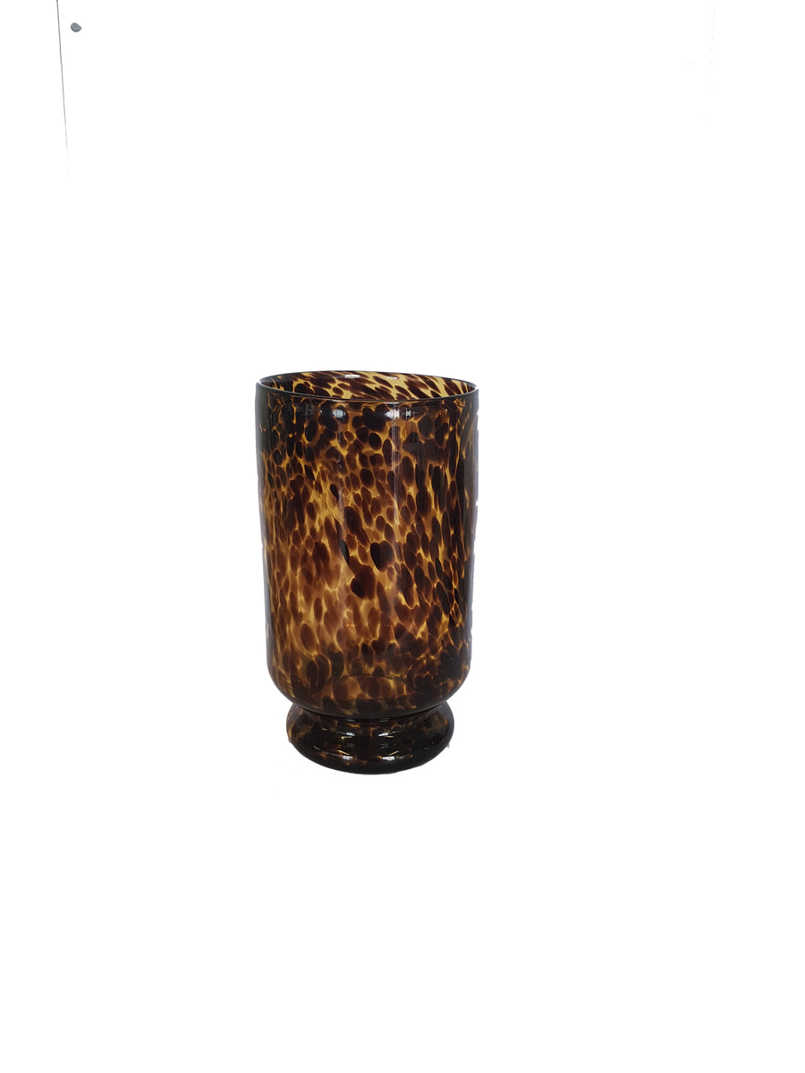 Tortoiseshell Large Hurricane Vase – Chrissie Moore Interiors